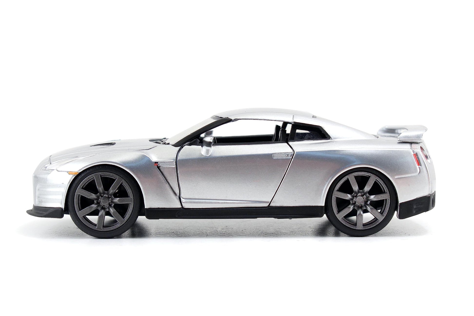 Jada Fast & Furious 1:32 2009 Brian's Nissan GT-R R35 Die-Cast Car, Toys for Kids and Adults(Silver)