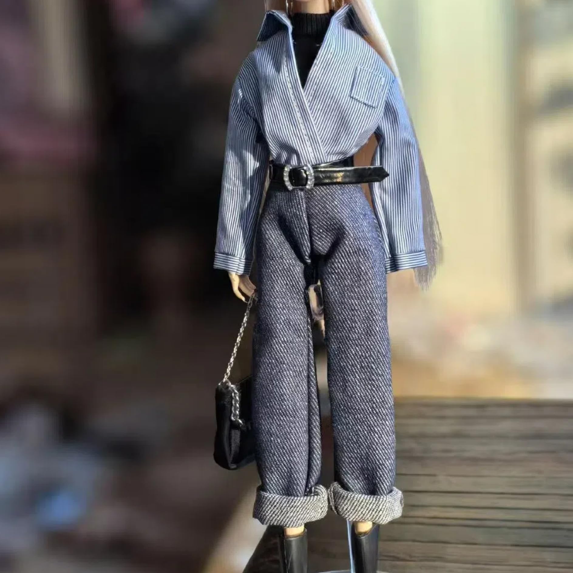 AQQeenmiu Doll Clothing Accessories 11.5-12 in, Dress up Game?Ideal Gifts for All Dolls Lovers (Shirt Set)
