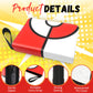 Card Binder 4 Pocket, Trading Card Holder Fits 400 Cards with 50 Removable Sleeves, Large Capacity & Waterproof Zipper Album Holder for Trading Card