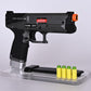 Zhenweiqi FIRE Rat Soft Dart Blaster, High Precision Foam Dart Launcher, Half Length Compatible