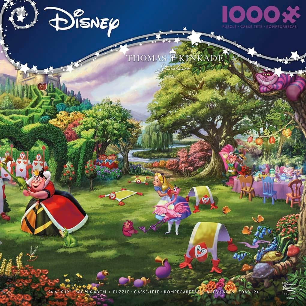 Ceaco - Thomas Kinkade Disney - Queen of Hearts - 1000 Piece Jigsaw Puzzle