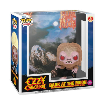 Funko Pop! Albums: Ozzy Osbourne - Bark at The Moon - Flocked - Collectable Vinyl Figure - Gift Idea - Official Merchandise - Toys for Kids & Adults