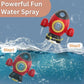 Baby Bath Toys, Space Rocket Shape Bathtub Toys for Toddlers, Spray Water Toys w/ Rotating Fountain, Bathroom Shower Toys for Infants Aged 18 Months 2