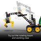 LEGO Technic John Deere 1470H Wheeled Harvester Building Toy for Kids - Heavy Vehicle Playset W/Realistic Suspension & Steering - STEM Toy for Boys &