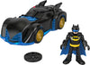 Fisher-Price Imaginext DC Super Friends Batman Toy Shake & Spin Batmobile with Poseable Figure for Pretend Play Kids Ages 3+ Years
