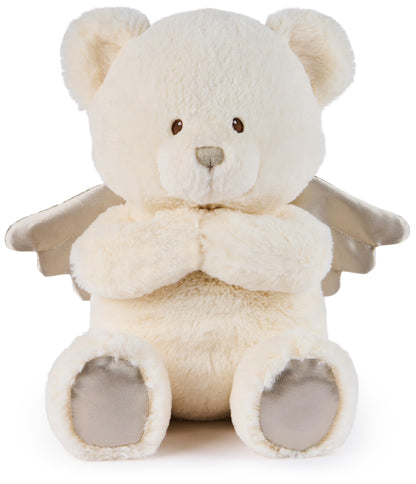 GUND Prayer Angel Teddy Bear with Wings 9” Plush, Recites Prayers, Ages 0+