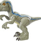 Mattel Jurassic World Primal Pal Blue with Spring-activated Action, Sound Effects Plus Neck, Shoulder, Tail and Feet Articulation for Added Play