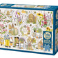 Cobble Hill 500 Piece Puzzle - Busy as a Bee - Sample Poster Included