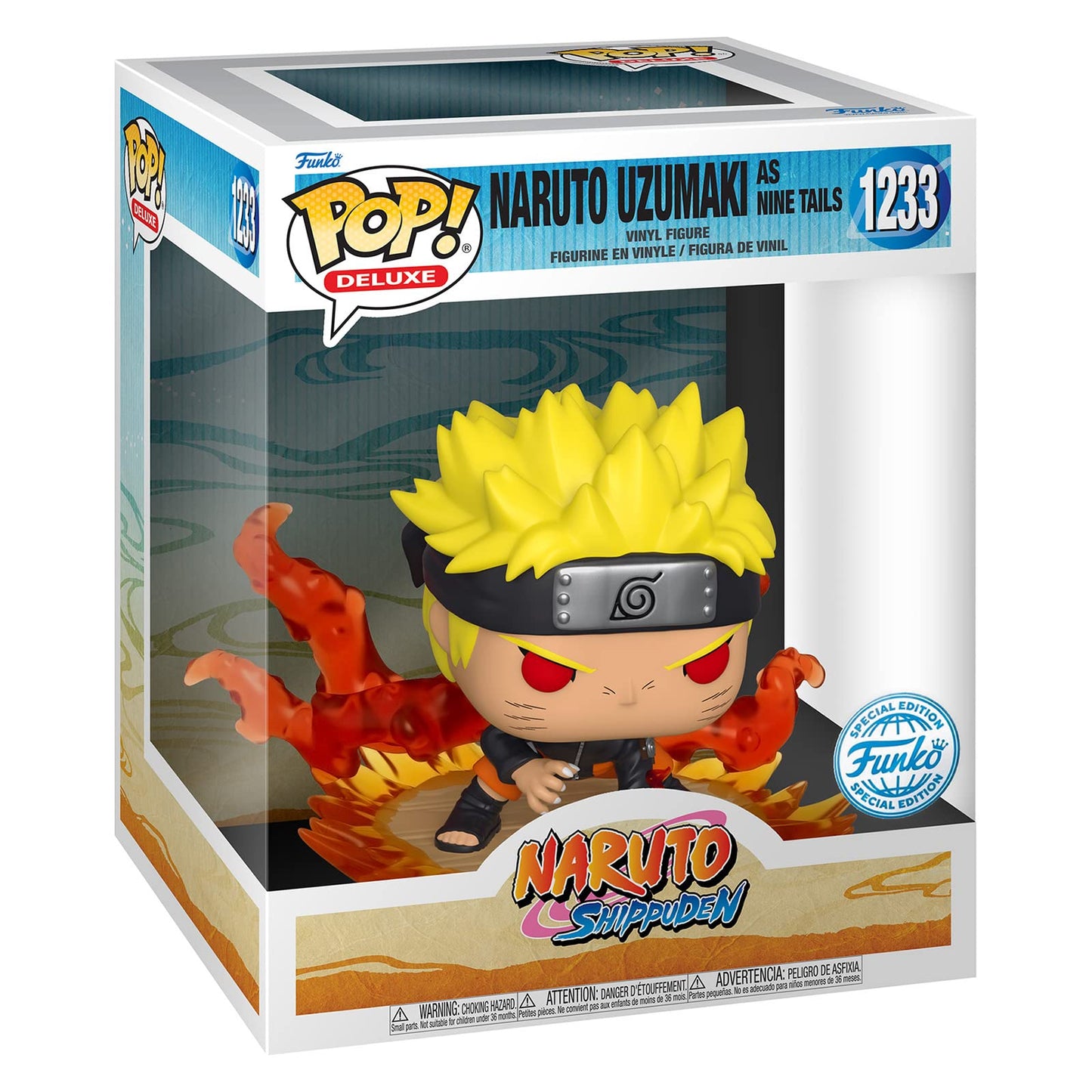 Funko POP! Deluxe: Naruto Uzumaki - Naruto Uzumaki As Nine Tails - Amazon Exclusive - Collectable Vinyl Figure - Gift Idea - Official Products - Toys