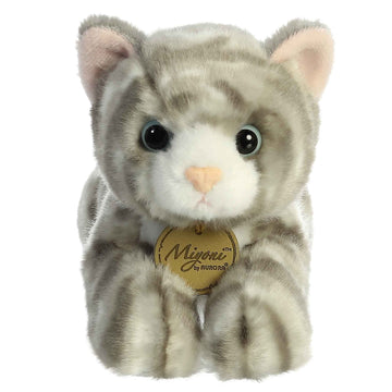 Aurora - Miyoni - 8" Grey Tabby Cat