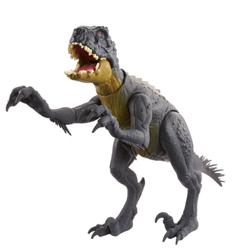 Mattel Jurassic World Toys Slash ‘N Battle Scorpios Rex Action & Sound Dinosaur Figure Camp Cretaceous with Movable Joints, Slashing & Tail Whip