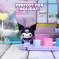 Hamee Sanrio Hello Kitty and Friends Holiday Collection Cute Building Blocks Figure Set - [Birthday Gift, Party Favor, Gift Basket Filler, Stress