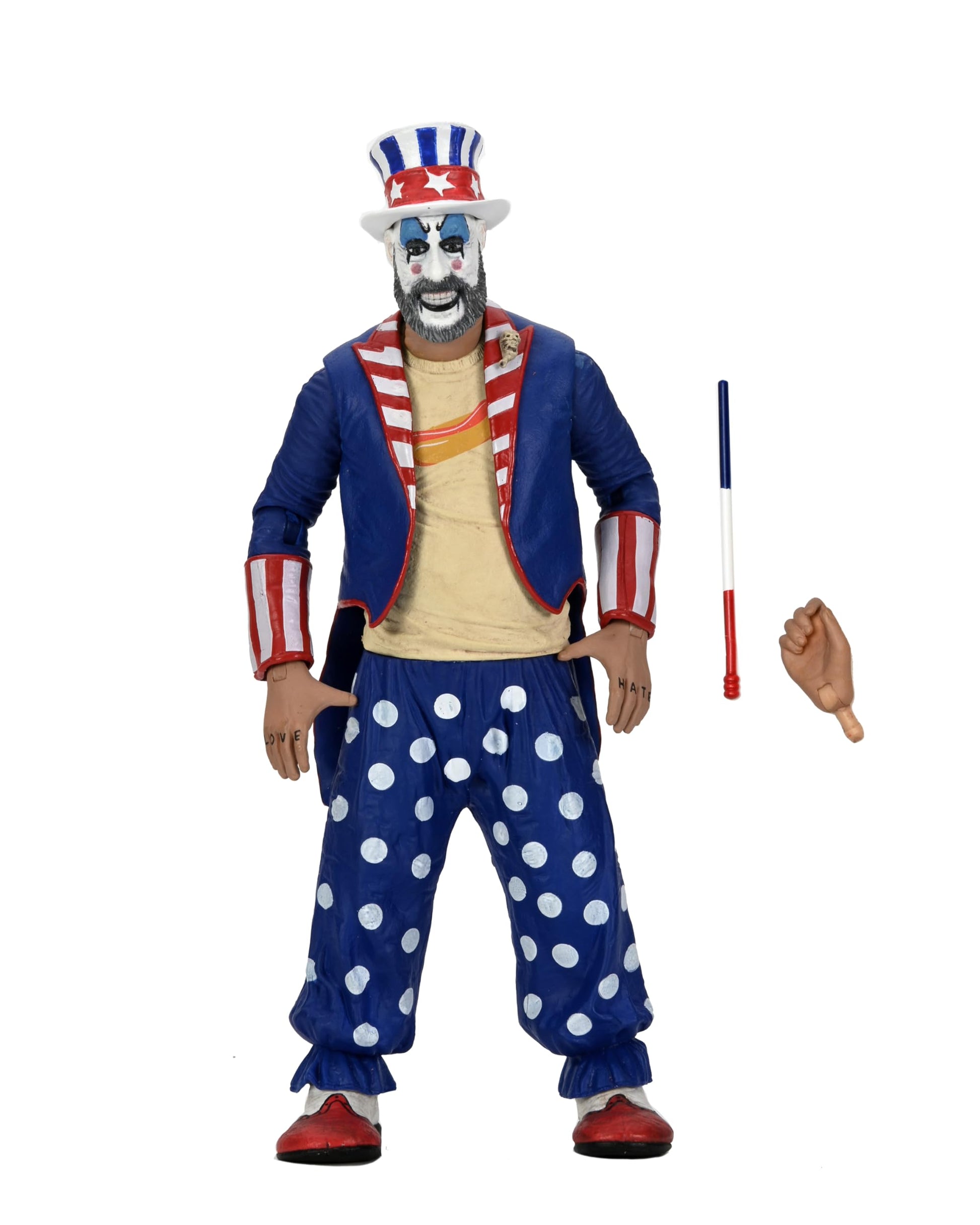 NECA - House of 1000 Corpses - 20th Anniv. Capt. Spaulding 7 Inch Action Figure