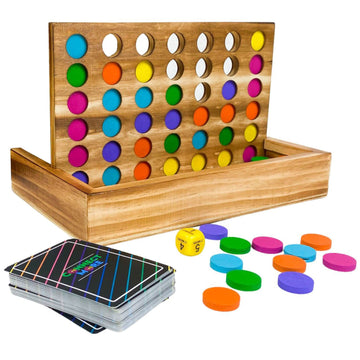 Connect More - Social Skills Games and Therapy Games, Multiplayer up to 6 Players, 4 in a Row Connect Game Fostering Conversation and Relationship