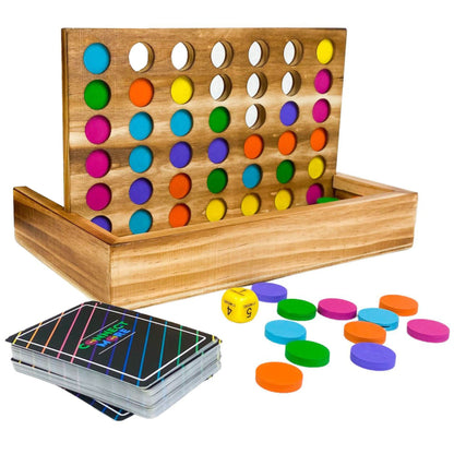 Connect More - Social Skills Games and Therapy Games, Multiplayer up to 6 Players, 4 in a Row Connect Game Fostering Conversation and Relationship