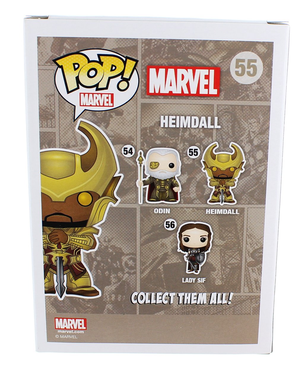 Funko POP Marvel (Bobble): Heimdall Action Figure with Helmet