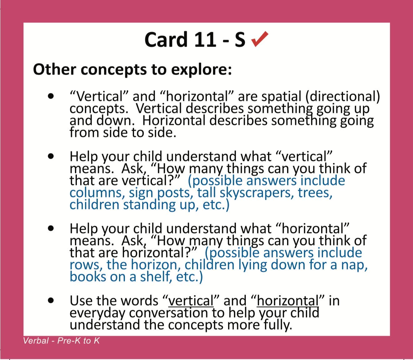 TestingMom.com Gifted Learning Flash Cards - Verbal Concepts for Pre-K - Kindergarten - Educational Toy for CogAT Test, Iowa Test, OLSAT, NYC Gifted