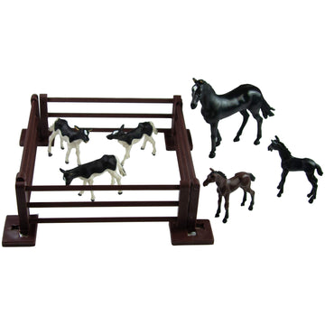 Britains 1:32 Baby Animal Farm Playset, Collectable Farmyard Animal Toys for Children, Toy Farm Animals Compatible with 1:32 Scale Farm Toys, Suitable