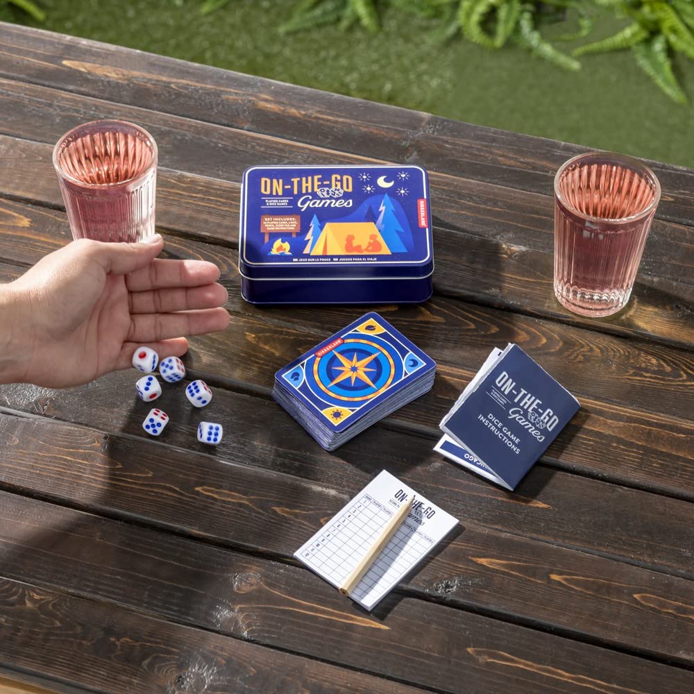 Kikkerland On-The-Go Games Tin Kit