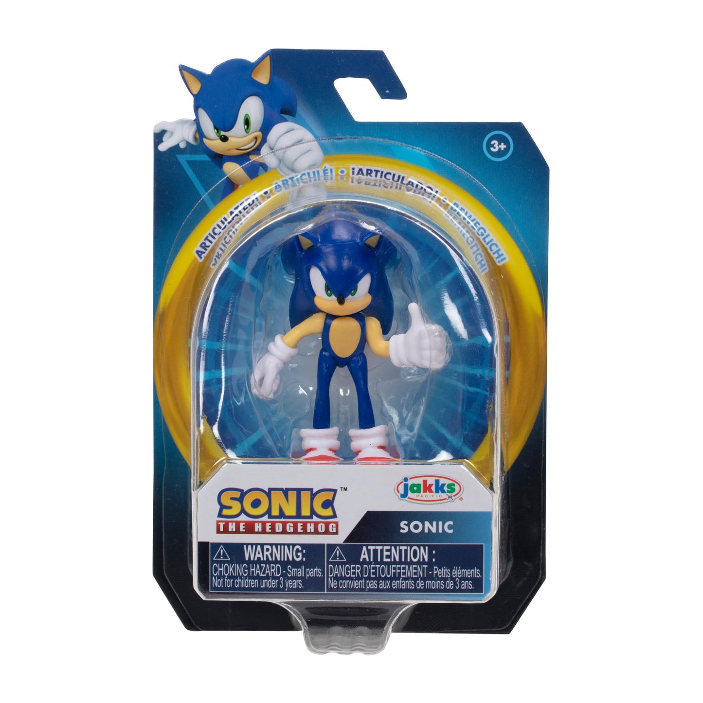 Sonic The Hedgehog 2.5" Best of Modern Sonic Action Figures, Includes Sonic, Shadow, Tails, and Knuckles