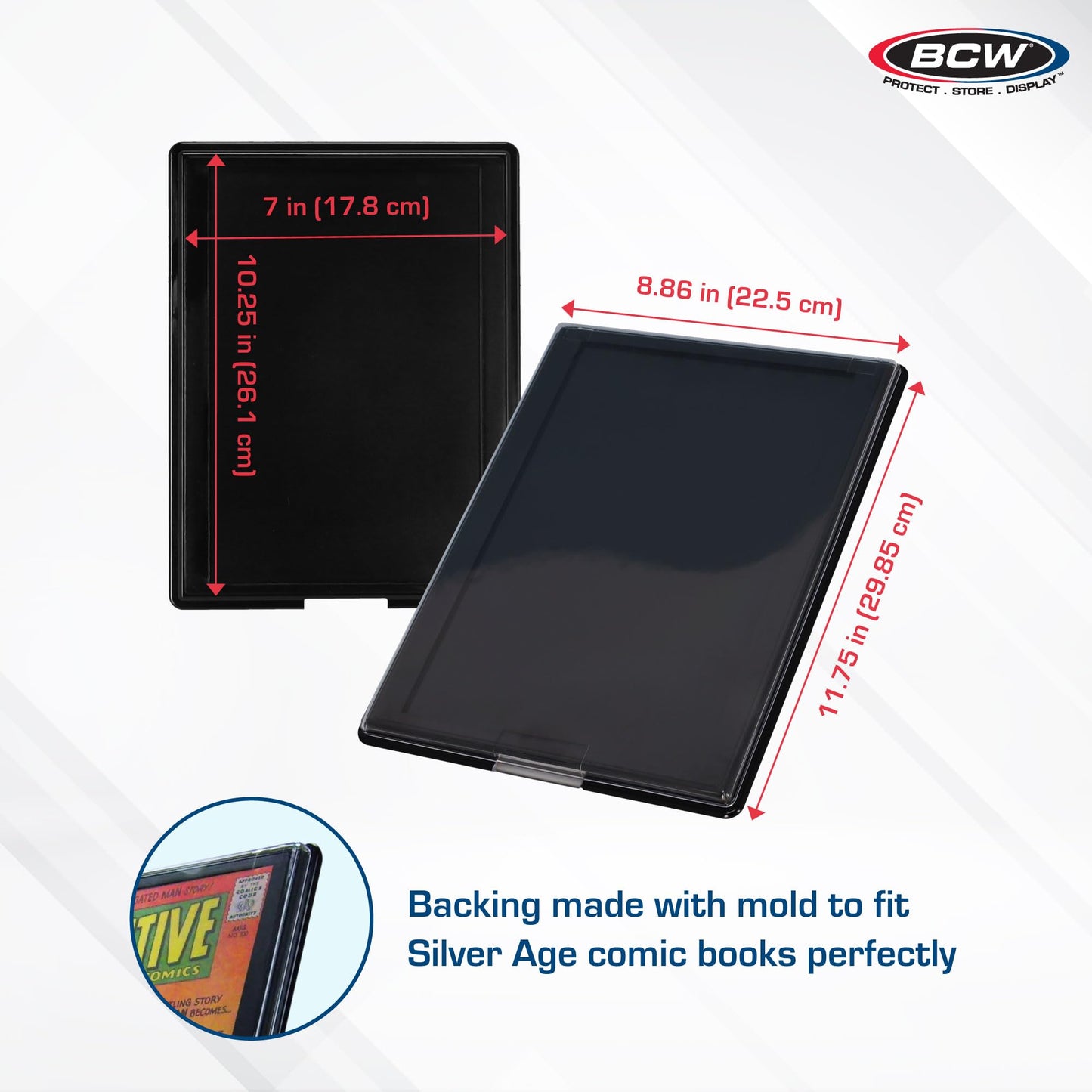 BCW Comic Book Showcase Frame - 1 Pack | Current/Modern Age Display Case | Wall-Mount Holder for Comics