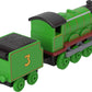 Thomas & Friends by Fisher-Price Train, Large Push-Along Die-Cast Henry Engine & Cargo Car from The Classic & All Engines Go Series, for Preschoolers
