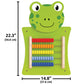 SPARK & WOW Frog Activity Wall Panel | Ages 18m+ | Montessori Sensory Wall Toy | Abacus Activity | Busy Board | Toddler Room Decor