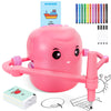 Drawing Robot for Kids with 150 Learning Cards and 17 Colorful Pens, Voice Interactive Educational Smart Art Painting Machine, Step-by-Step Drawing