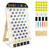Zhenx Prize Drop Disc Game Wood, Extra Large Prize Drop Board 27.8" x 15.9", Wood Disc Drop Games for Parties, Trade Show Booth and Carnival Game