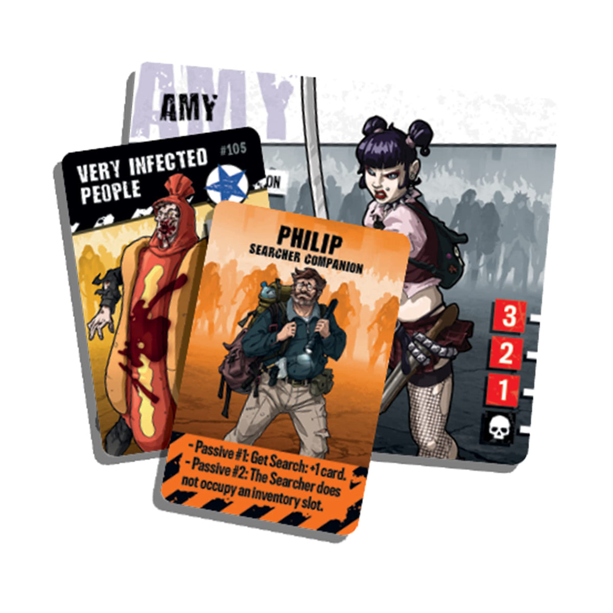Zombicide 2nd Edition Zombie Soldiers ZOMBIE SET - Shooter Walkers Expansion! Cooperative Strategy Game, Ages 14+, 1-6 Players, 1 Hour Playtime, Made
