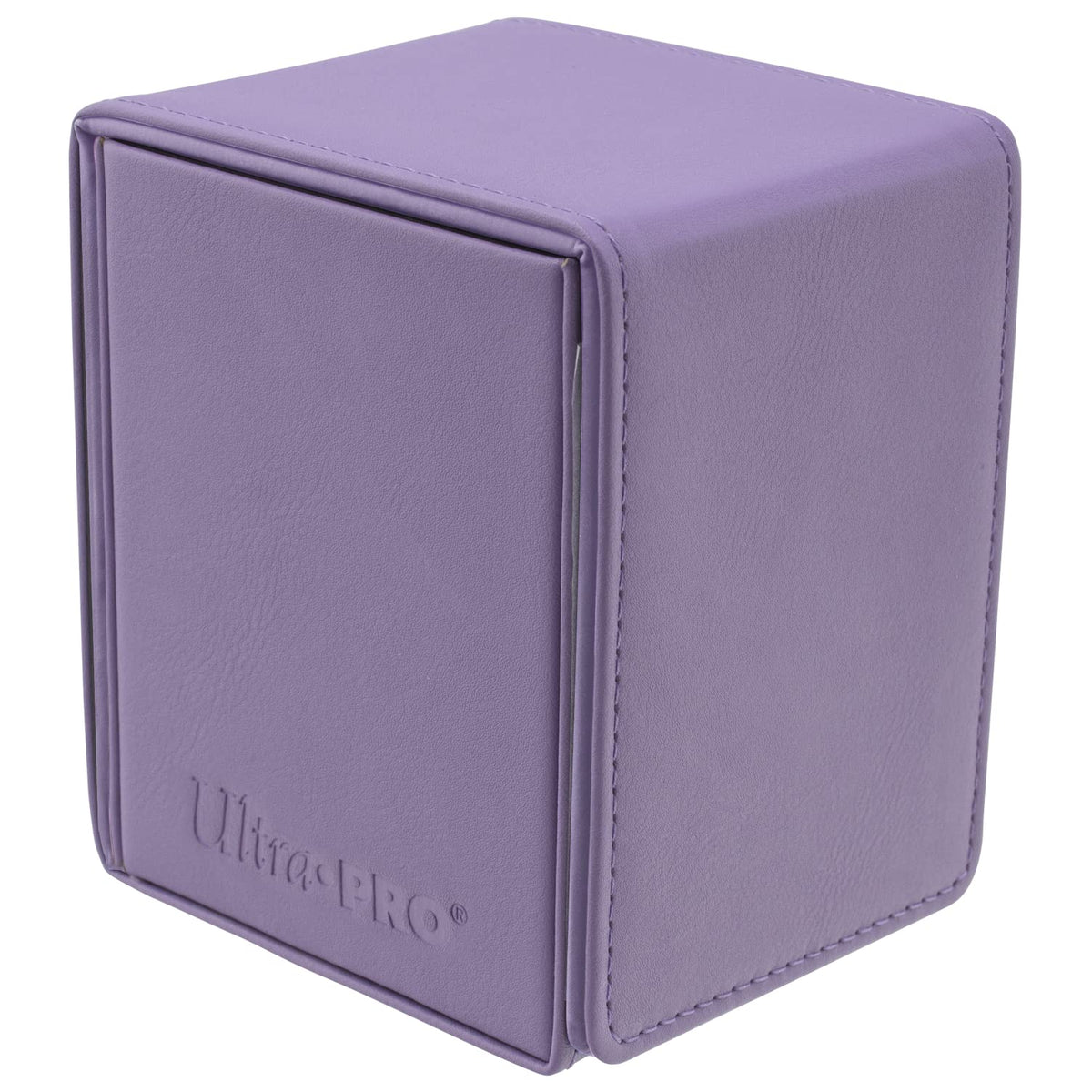 Ultra Pro - Vivid Alcove Flip Card Deck Box (Purple) - Stores & Protects Up To 100 Standard Size, Baseball Gaming Sports or Any Standard Size Cards In
