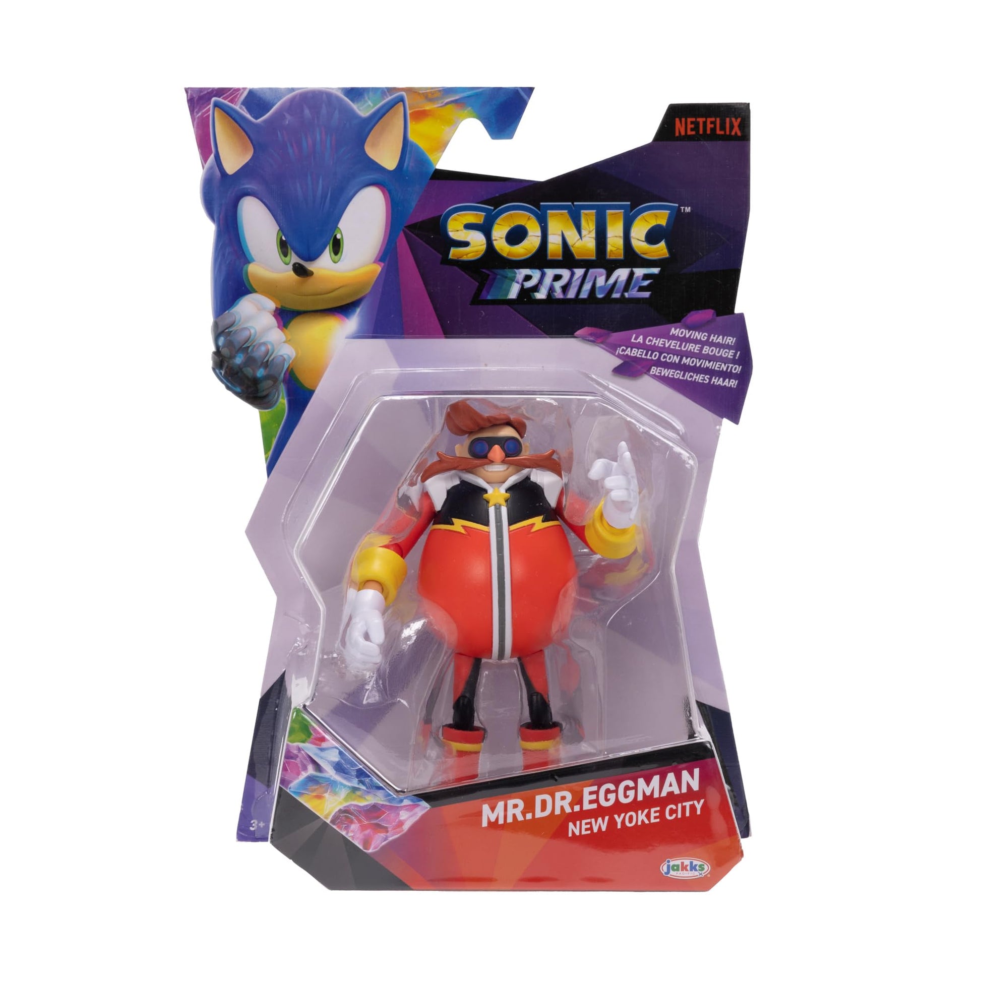 JAKKS Pacific Sonic Prime 5" Articulated Action Figure - Mr. Dr. Eggman