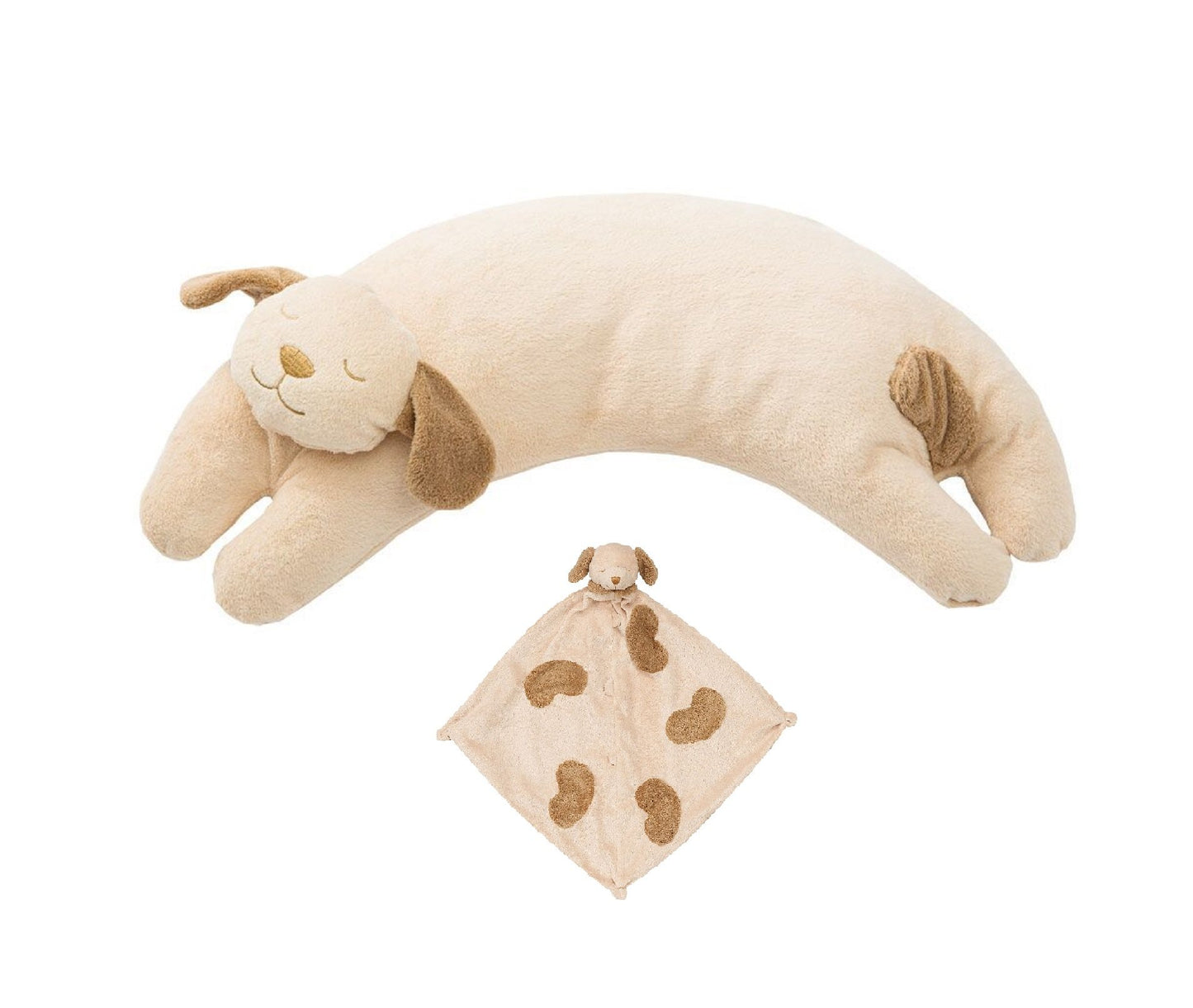 Angel Dear Baby Blankie and Pillow Gift Set, Puppy#