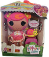 Lalaloopsy Littles Doll Lolly Candy Ribbon with Pet Snail - 18 cm Taffy Candy-Inspired Doll with Changeable Pink & Orange Outfit, in Reusable House