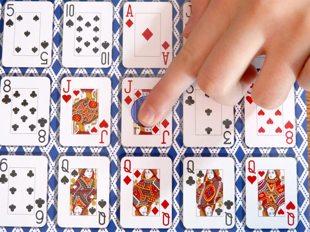 Regal Games - Poker Keeno Bulk Game Set - Includes 12 Two-Sided Boards, 200 Scoring Chips, 1 Deck of Standard Poker Cards - 24 Unique Board Layouts