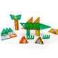 Tytan Tiles Dinosaurs 60-Piece Magnetic Tiles Building Set, Dino Safari Land Kids’ STEM Toy, Creative Play, Shape & Pattern Recognition, Fine Motor