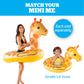 BigMouth Giant Animal Pool Float, Inflatable Floatie Tube, Blow Up Swim Ring, Outdoor Summer Pool Party Water Toy - Giraffe