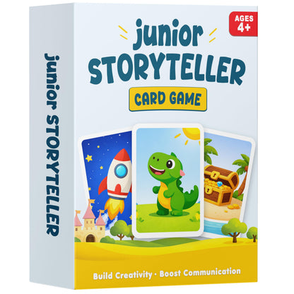 Junior Storyteller - Conversation Card Game for Kids 4-8, Family Game for Kids, Teens and Adults, Educational Toy, Learning Activity & Speech Therapy