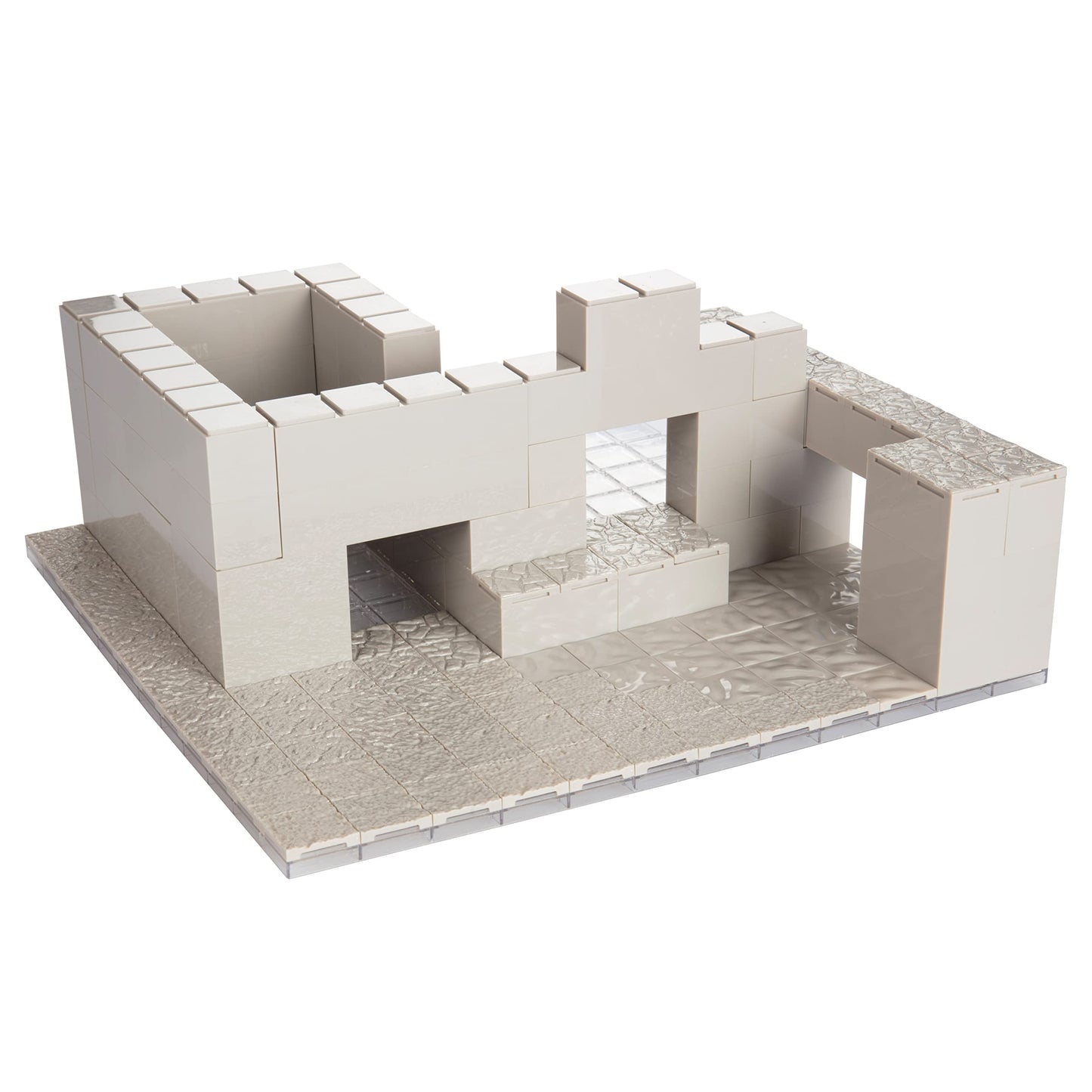 Monster Adventure Terrain 3D Interchangeable Builder System - 173pc PAINTABLE Core Building Set w Base - Build Modular Worlds in a Snap & Elevate Your