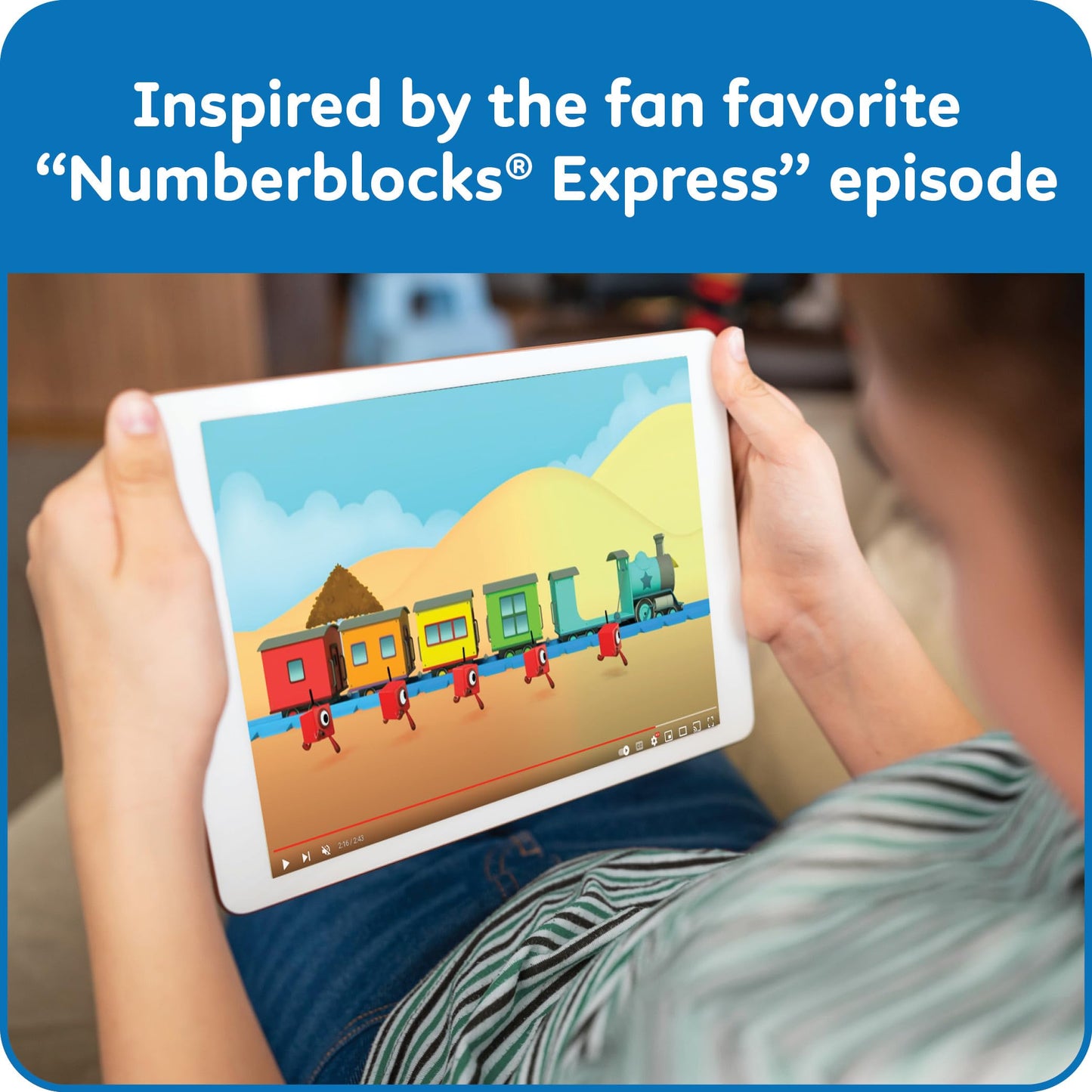 hand2mind Numberblocks Express Train MathLink Cubes Activity Set, Preschool Learning Activities, Train Toy, Counting Blocks, Number Toys, Kids