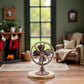 Bronze 1/12 Miniature Fan Dollhouse Decoration Accessories, Home Outdoor Decoration Model Living Room Scene Craft Displays