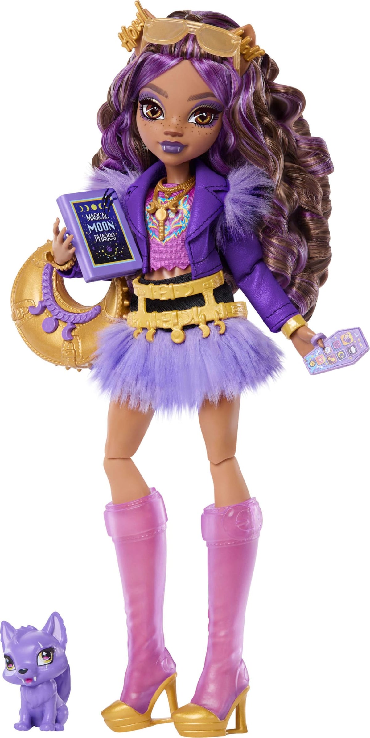 Monster High Clawdeen Wolf Doll with Pet Wolf Pup