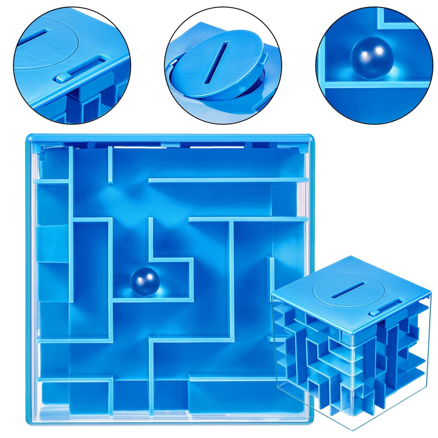 Patelai 4 Pack Money Maze Puzzle Boxes for Cash Gift, Fun Ways to Give Money As a Gift, Cash Maze Puzzle Boxes for Adults, Birthday, Christmas