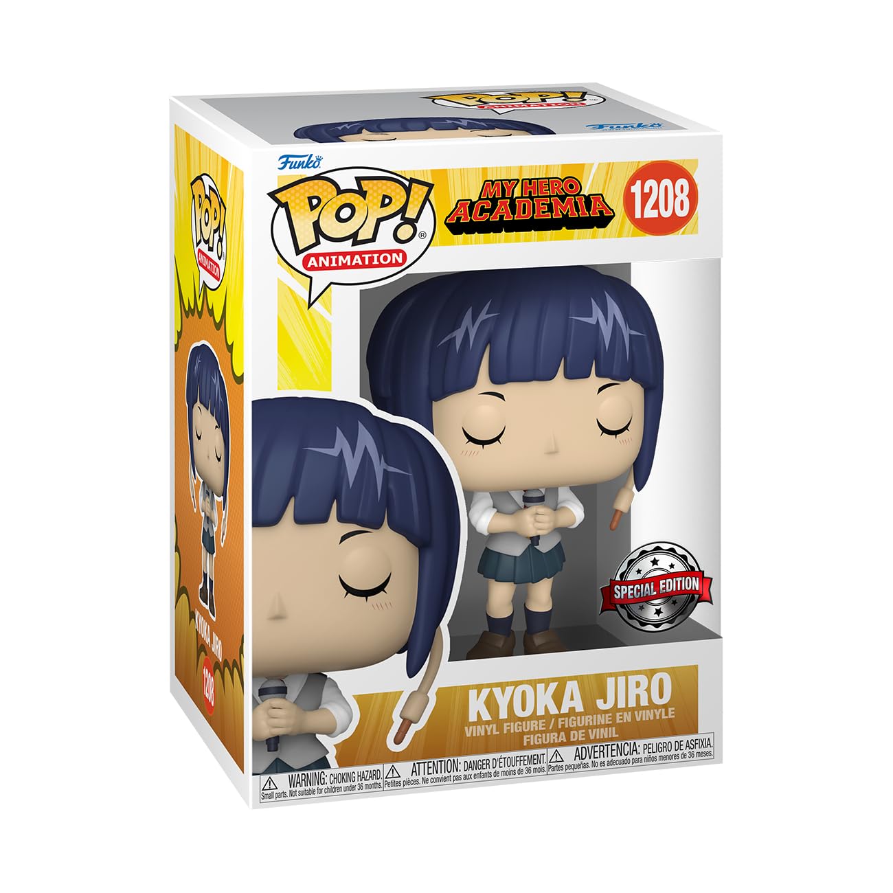 Funko POP! & Tee: MHA - Jirou with Mic - Extra Large - (XL) - My Hero Academia - T-Shirt - Clothes with Collectable Vinyl Figure - Gift Idea - Toys