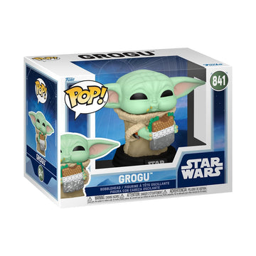 Funko Pop! Star Wars: Mandalorian & Grogu - Grogu with Food - Collectable Vinyl Figure - Gift Idea - Official Merchandise - Toys for Kids & Adults