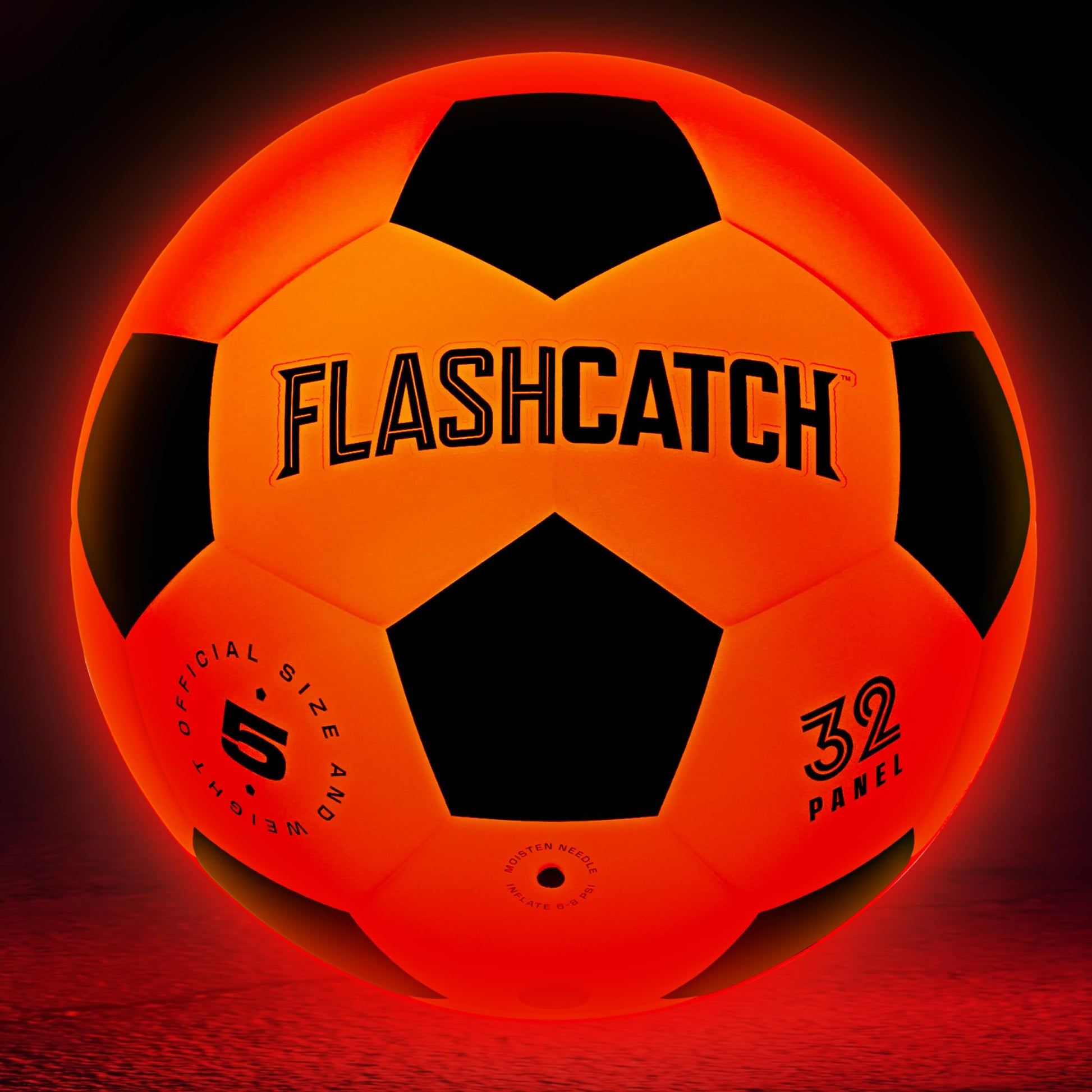 FlashCatch Rechargeable Light Up Soccer Ball - Glow in The Dark Balls - Gifts for Boys 8-12 12-14 - 9 Year Old Boy Birthday Gift Age 7, 8-10, 10-12