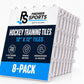 Hockey Flooring Tiles for Training 12 x 12“, Training Equipment, 8 Pack