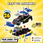 GILOBABY 26 Pieces Take Apart Toys for Boys, Racing Car with Electric Drill, Sounds & Lights, Building Stem Toys for Kids, Gifts for 3 4 5 Year Old