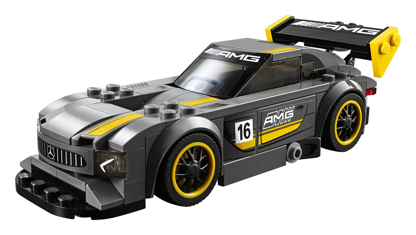 LEGO Speed Champions 6175226 Mercedes-Amg Gt3 75877 Building Kit (196 Piece), Multi