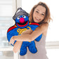 Bleacher Creatures Sesame Street Grover Superhero 22" Bleacher Buddy - Soft Plush Toy